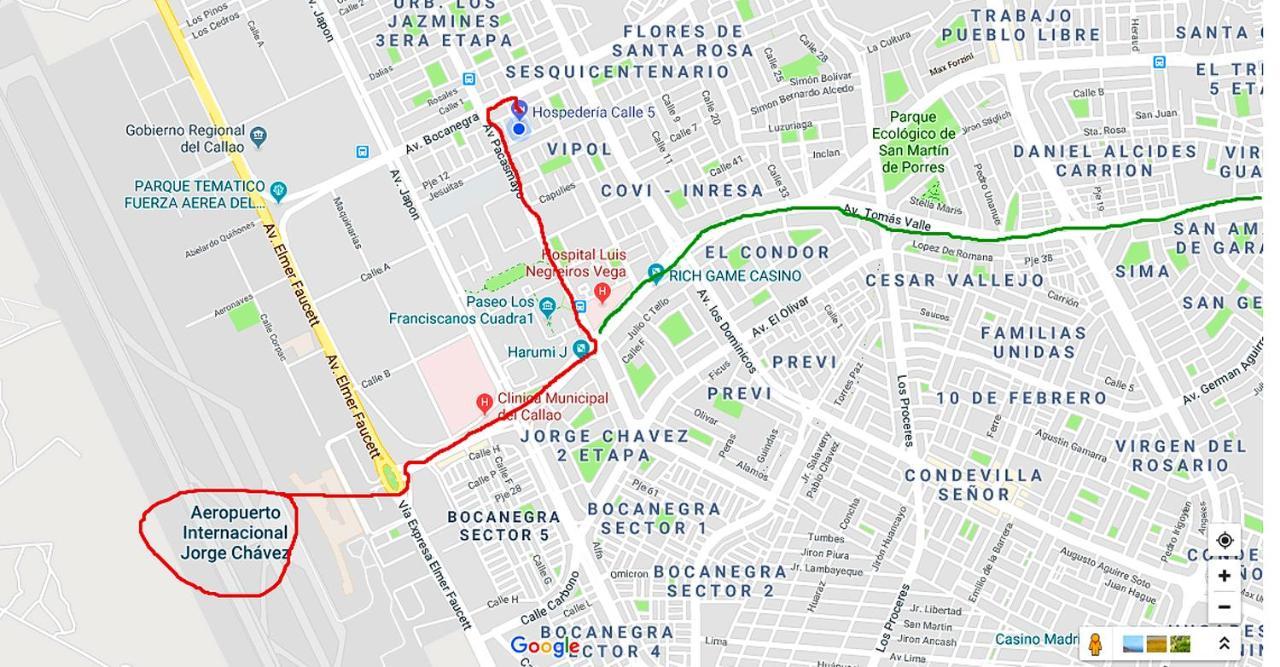 Callao Calle 5 - Lima Airport المظهر الخارجي الصورة